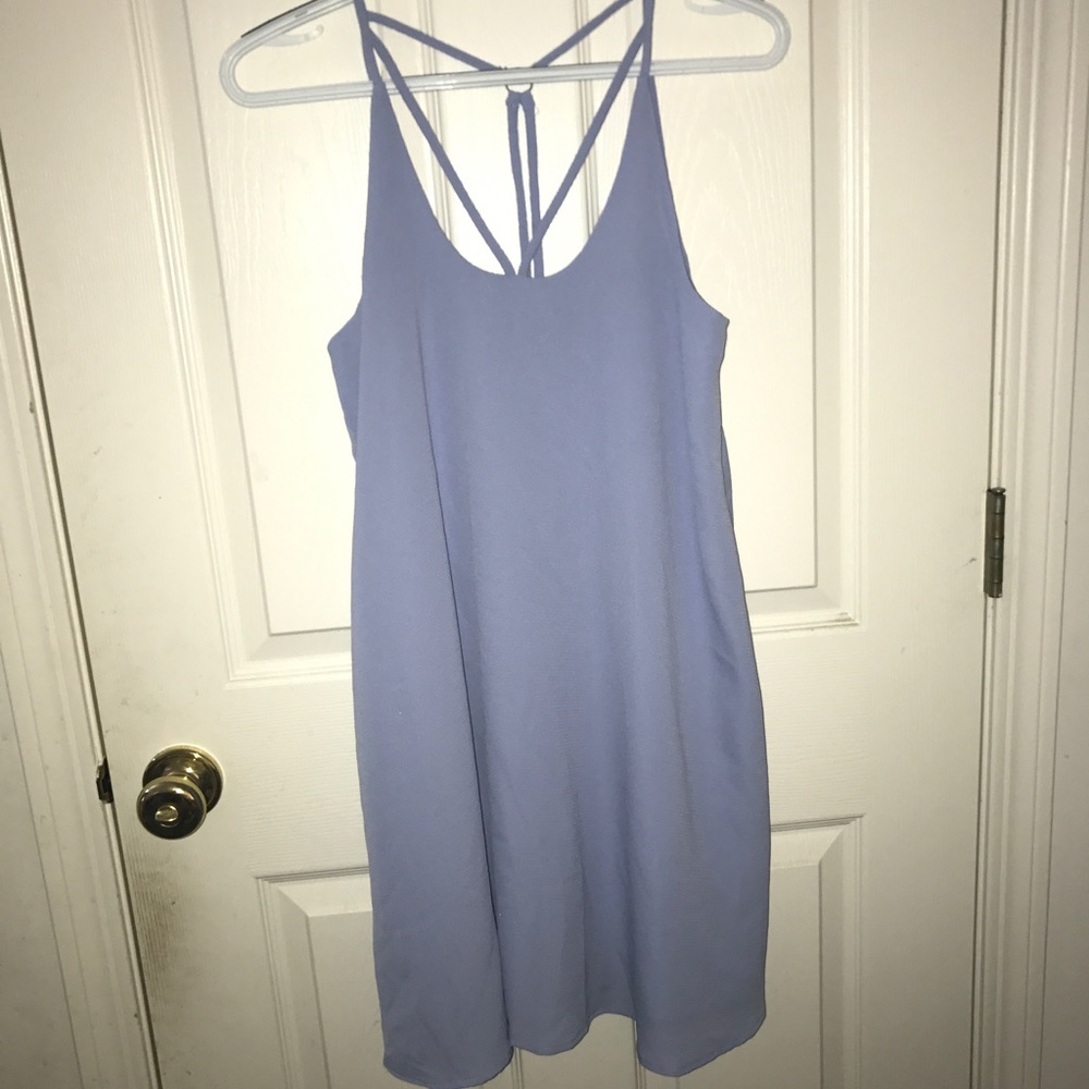 Francesca's light blue strappy dress